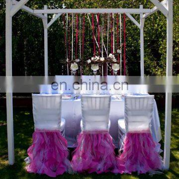 Wholesale Plain Burlap Wedding Chair Tie Backs photo-4