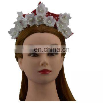 Artificial Princess Flower Headband Crown photo-4