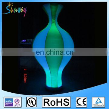 Sunway LED Inflatable Vase Colorful Inflatable Vase Model for Party Decor