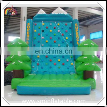 Promotion inflatable rock climbing wall, challenge inflatable sport game for kids& adult outdoor event