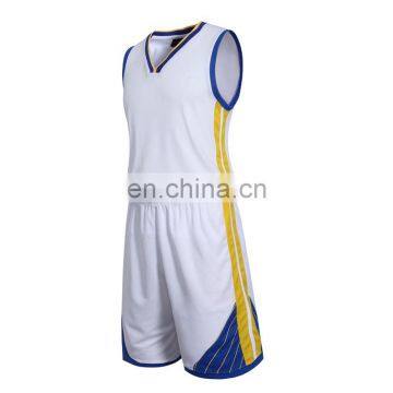 Yellow Color Men Sleeves Basketball Uniform Jersey Logo Design photo-3