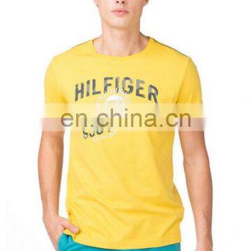 Latest Fashion Round Neck Casual Men's Top Summer T-shirt Printing for OEM photo-3