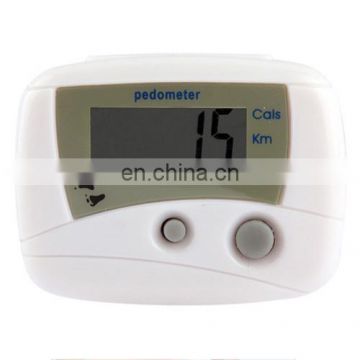 Multifunction Digital Electronic Pedometer Step Counter (White)