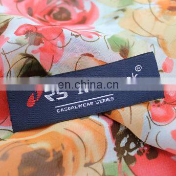 Fashion damask woven label