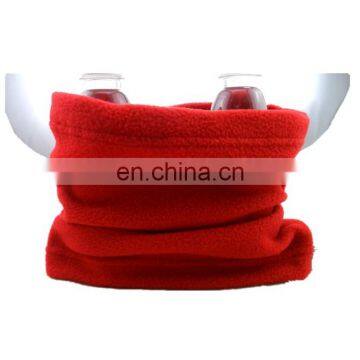 customized 100% polyester soft fleece snood neck warmer for winter