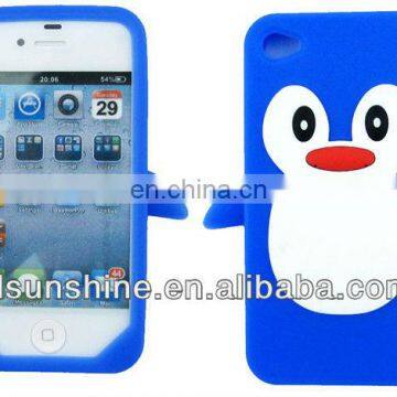 3D cubic PVC case for Iphone 4