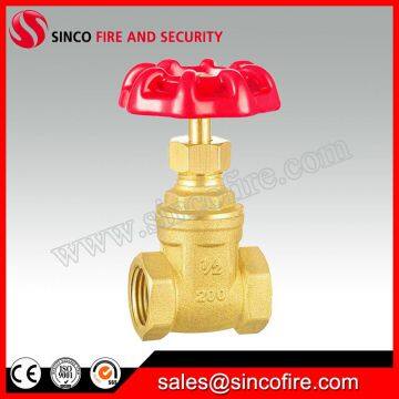 Female thread brass gate valve