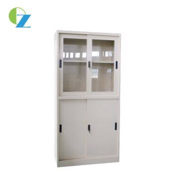 Hot Sale Office Modern Glass and Steel Doors Cupboard With 0.5 mm Thickness photo-3