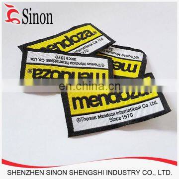 Custom fire resistant neck collar woven main neck label