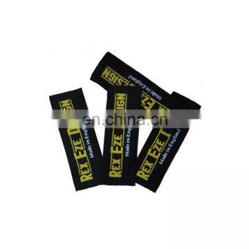 Custom jeans polyester clothes label tags for clothes