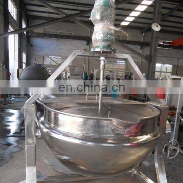 Lowet price steam electrical Jacketed Kettle 500L Jacketed Cooking Kettle Steam Jacketed Kettle with Agitator