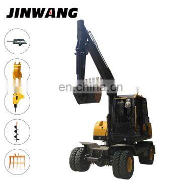0.3m3 Bucket 5 Ton 6 Ton 7 Ton 8 Ton Mini Wheel Excavator for Sale photo-4