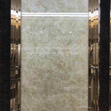 Marble Look 600*1200 Yellow Full Body Porcelain Tile