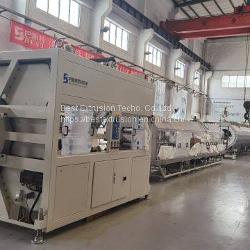 HDPE800 Solid Pipe Extrusion Production Line photo-2