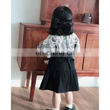 6148/ Spring Newest Elegant White Kids Skirt High Quality Pleated Cotton Colorful Skirts for Girls