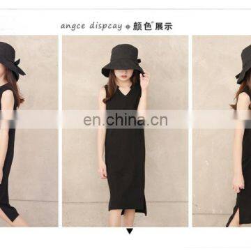 A0245# Girls Dress 2020 Summer Cotton Sleeves Clothes Kids Dress photo-5