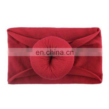 Hot New Velvet Headbands For Girls Handmade Baby Girls Soft Cute Nylon Elastic Turban Bohemian Style Headbands photo-7