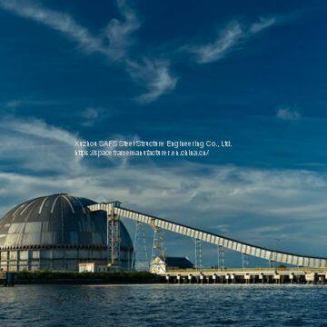 Security Structure Bolt Ball Connecting Space Frame Dome Coal Storage photo-2