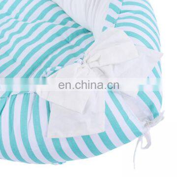 Baby Nest Crown Portable Super Soft Organic Cotton and Breathable Newborn Lounger photo-5