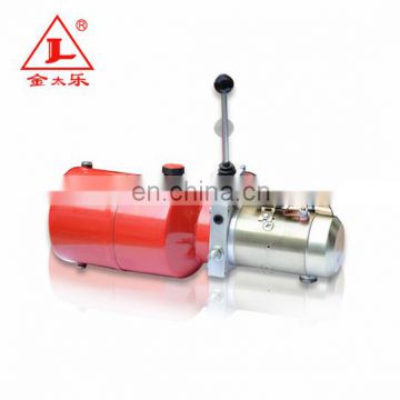 DC 12V hydraulic power pack for semi- electric stacker with electric gear pump