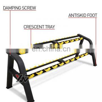 2020 New Design Strength Equipment Gym Dumbbell Plates Set With Rack photo-4