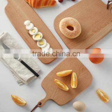 Custom Logo Beech Wooden Chopping Boards With Handle