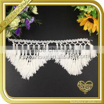 Characteristic Mesh Tassel White silk tassels FT-009