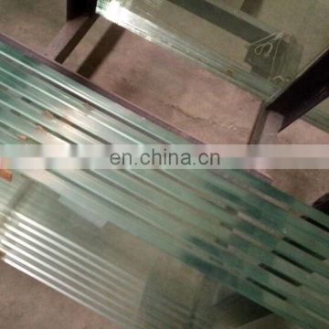 manufacture 19mm tempered glass in building glass customized glass