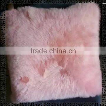 The most popular 100% long length sheepskin fur cushion covers,