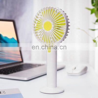 Factory price handheld USB mini misting fan usb electrical personal portable led fan