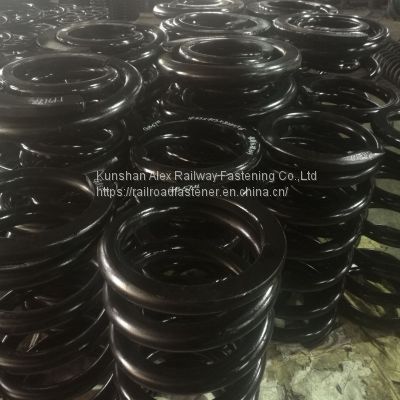 OEM Carbon Steel Large Diameter Train Spring for suspension systems used in trains