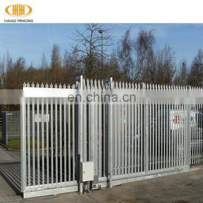 metal palisade fence,palisade fence for garden decoration,polyester powder coated palisade fence