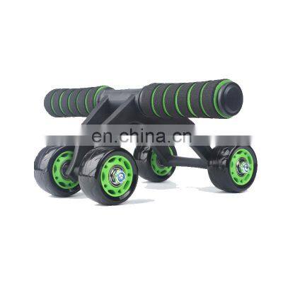 Factory Custom Four Wheel Frog AB Wheel Bearing Silent Roller Abdominal Exercise Core Muscle Abdominal Trainer