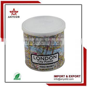 100pcs Custom City Map Magnetic Puzzle photo-4