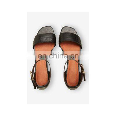 Latest Design With Different Colors Women Ankle Strap Wedge Sandals Ladies Shoes(sandalias Mujer) photo-3