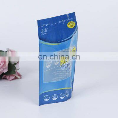 Custom Printed Food Grade Material Laminated Plastic Stand Up Zipper Ziplock Pouch Packaging Bag With Clear Window photo-2