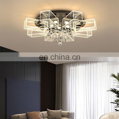 Factory direct Indoor Luxury Decoration Acrylic Bedroom Modern 24 36 108 128 W LED Ceiling Light