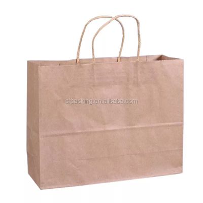 custom kraft paper bags gift shopping packaging wholesale