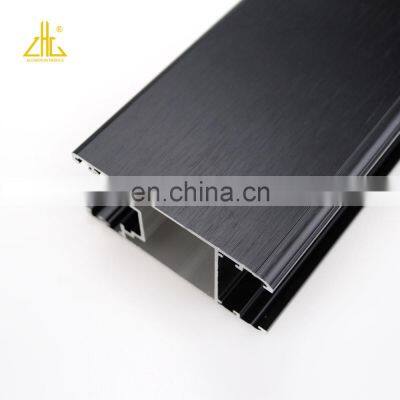 Aluminium profile for curtain tracks  quality alloy customized glass curtain wall aluminium profiles for sales