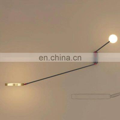 Nordic Restaurant Long Pole Wall Lamp Modern Living Room Background Wall Light Long Arm LED Reading Lamp photo-2