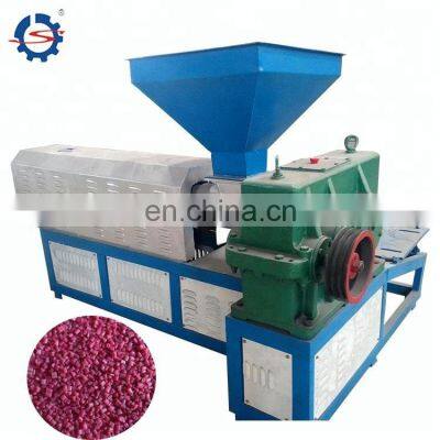 hot PET bottle flakes crushing recycling washing machine line plastic cutting machine