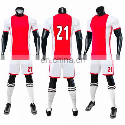 Men boys high quality custom Soccer Jerseys Football Team Uniform