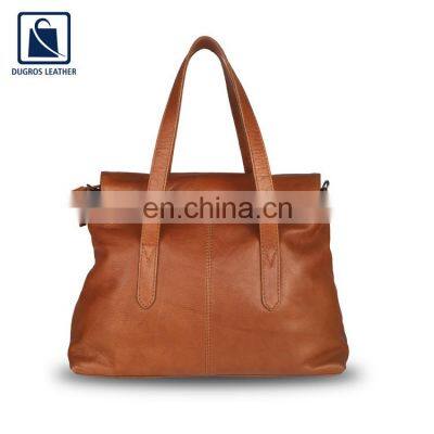 Saddle Shaped Optimum Quality Leather Made Women Use Small Handbag From Global Supplier