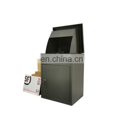 Wall Mounted Smart Metal Parcel Drop Box Galvanized Steel Apartment Mailbox