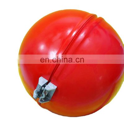 manufacturer FRP aircraft obstruction warning ball fiberglass cable warning sphere aerial marker balls for power lines