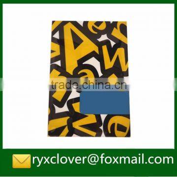 A4 size colorful plastic customized file folder with index dividers for office