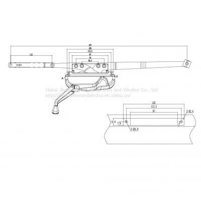 Window Operator Casement Accessories Aluminum Window Awning Operator photo-2