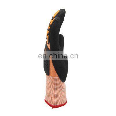 TPR Anti Impact Nitrile Safety Cut Resistant Hand Non-slip Industrial Work Gloves photo-5