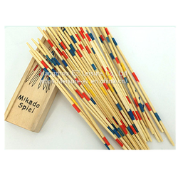 Colorful Bamboo Mikado Pick Up Sticks Toys Traditional Game photo-3