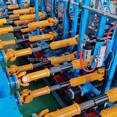 High Frequency Longitudinal Seam Galvanized Steel Tube Manufacturing Line photo-3